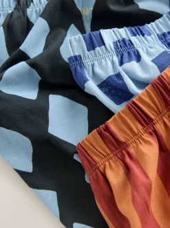 Pyjama's|Nachtkleding En Pyjama's*Next - Verpakking van 3 oversized pyjama's 3 (9mnd -10jr) Blauw/bruin met dinosaurus