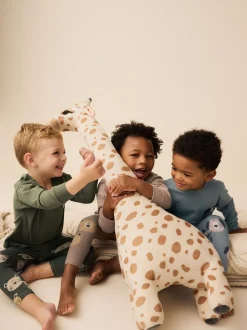 Pyjama's|Nachtkleding En Pyjama's|Next Blauw/bruin/kakigroen dierenprint - Verpakking van 3 knusse pyjama's (9mnd-8jr)