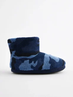 Pantoffels*Next - Pantoffellaars Blauwe Camo