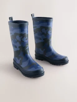 Laarzen*Next Blauwe Camo - Rubberen regenlaarzen