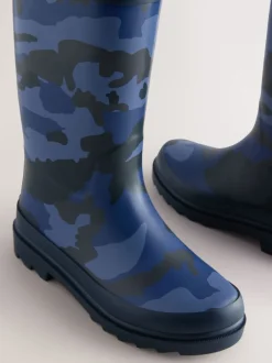 Laarzen*Next Blauwe Camo - Rubberen regenlaarzen