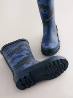 Laarzen*Next Blauwe Camo - Rubberen regenlaarzen