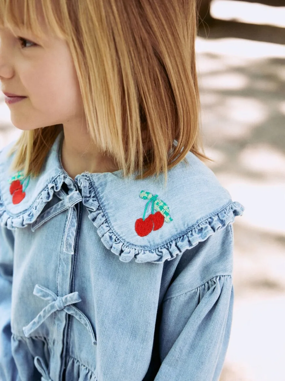 Overhemden En Blouses*Next Blauwe denim - Blouse met lange mouwen en kraag (3-16jr)