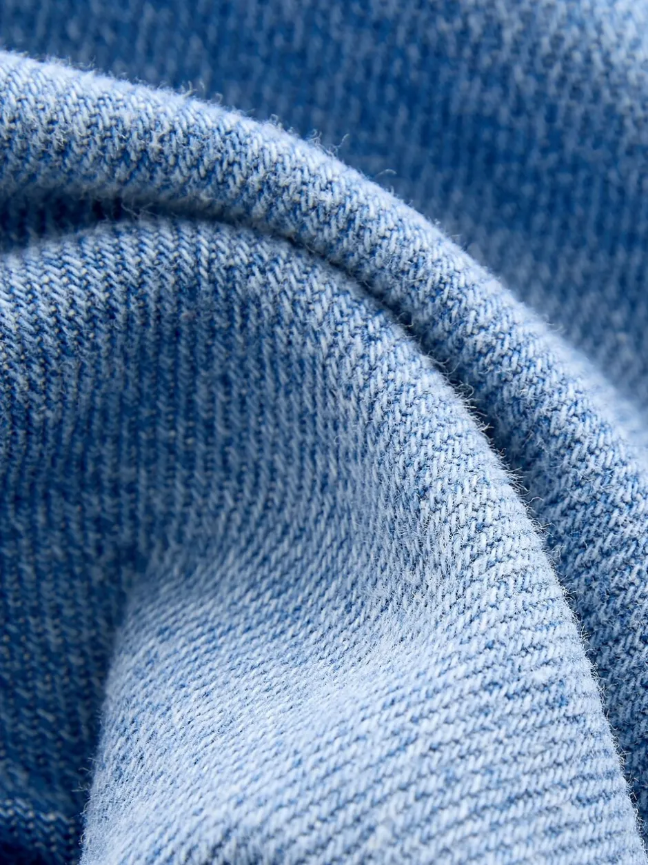 Jeans En Joggingbroeken|Jeans*Next - Jeans met wijde pijpen (3 mnd-7 jr) Blauwe denim