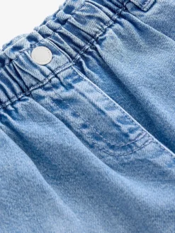 Jeans En Joggingbroeken|Jeans*Next - Jeans met wijde pijpen (3 mnd-7 jr) Blauwe denim
