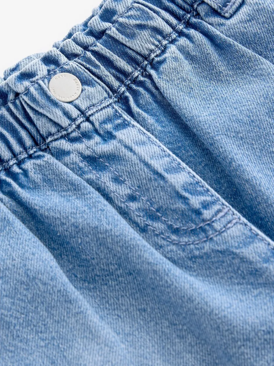 Jeans En Joggingbroeken|Jeans*Next - Jeans met wijde pijpen (3 mnd-7 jr) Blauwe denim