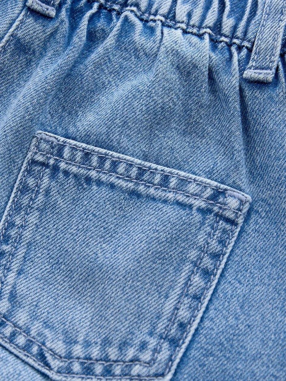 Jeans En Joggingbroeken|Jeans*Next - Jeans met wijde pijpen (3 mnd-7 jr) Blauwe denim