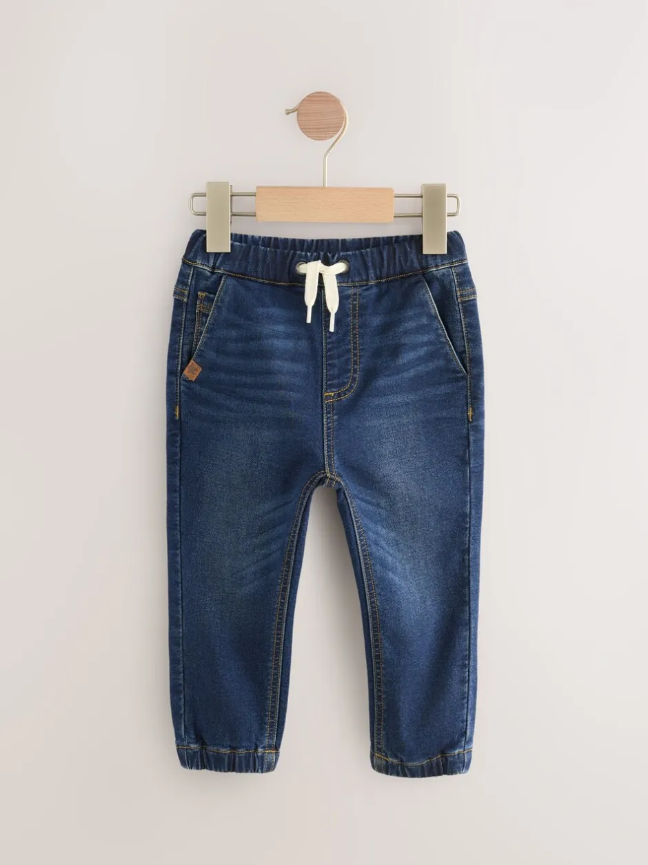 Jeans En Joggingbroeken|Jeans*Next Blauwe denim - Jogger-jeans met comfortabele stretch 2 -pak (3mnd-7jr)