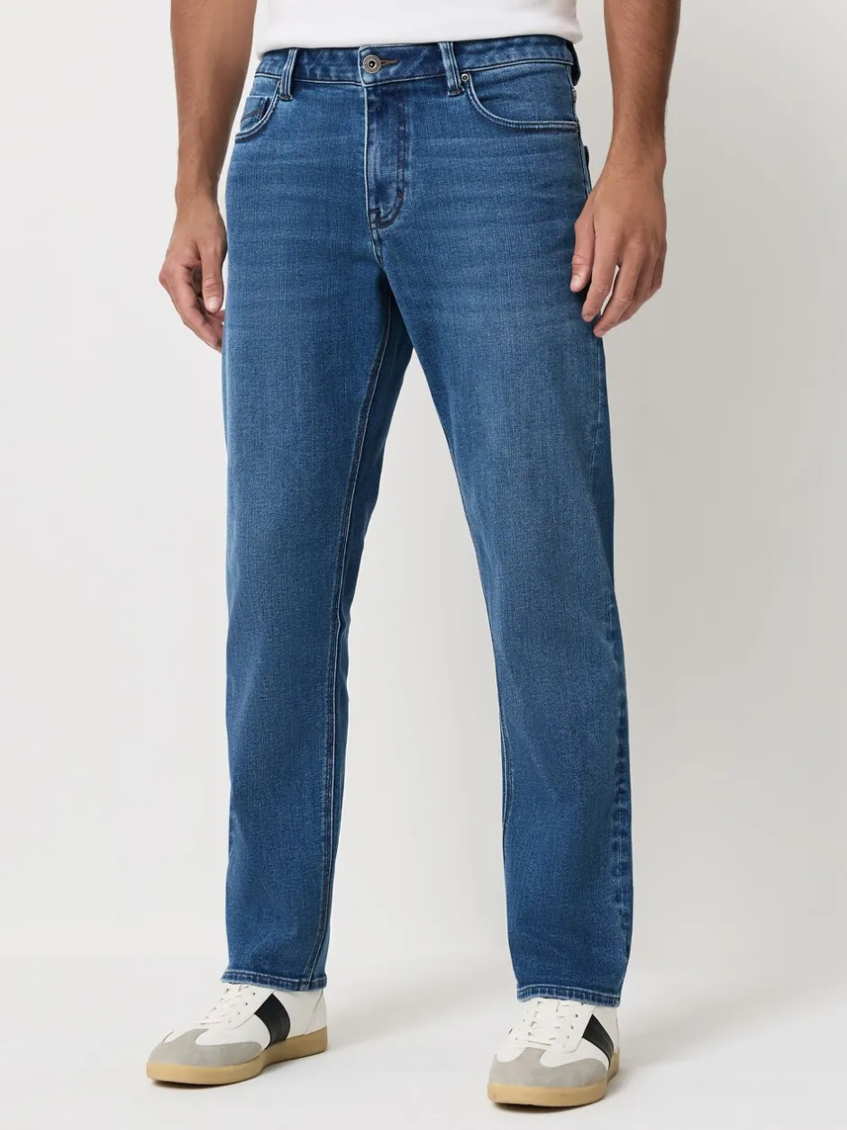 Jeans*Next Blauwe denim - ThermoGen - Straight fit - Motionflex jeans