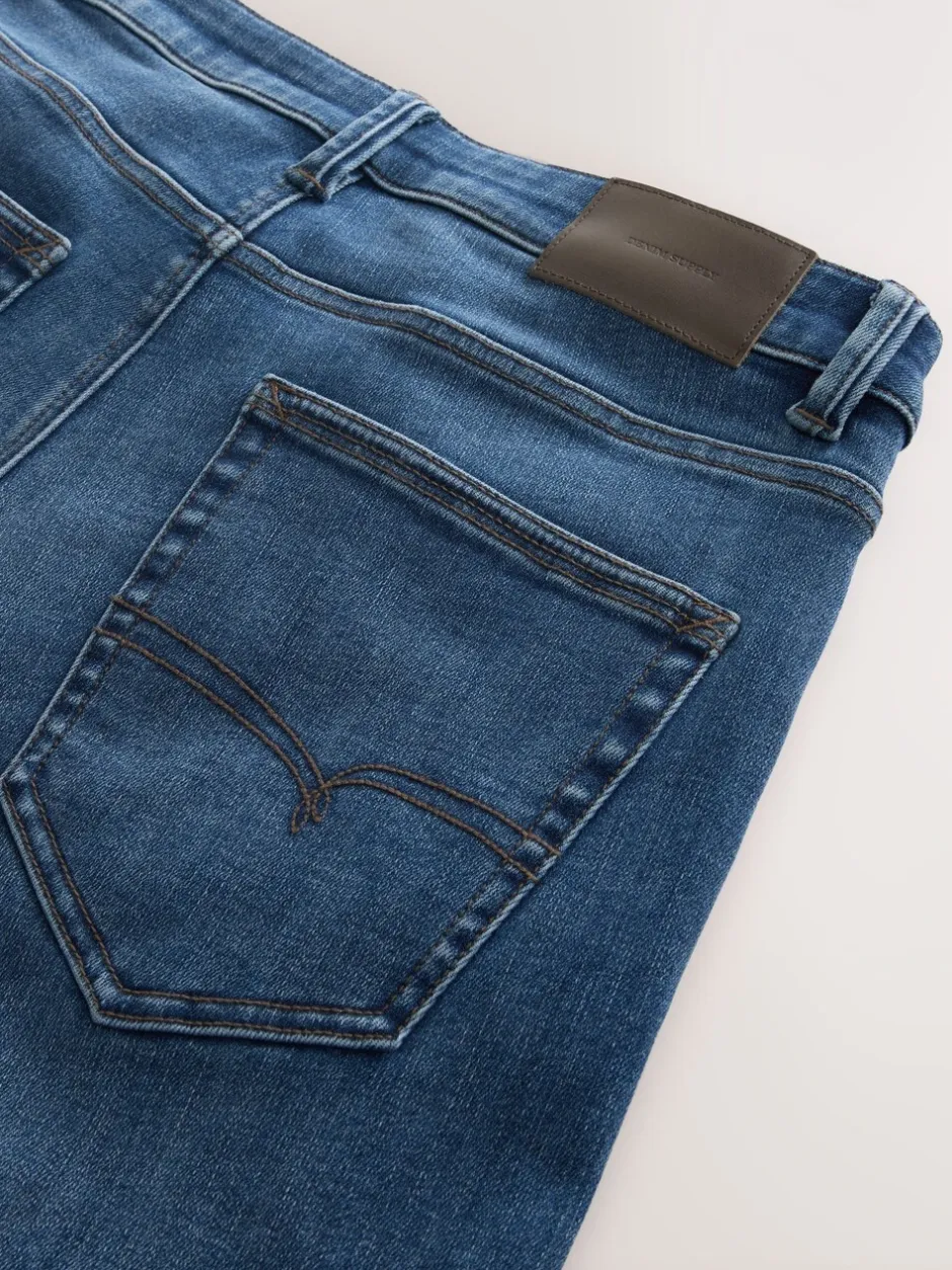 Jeans*Next Blauwe denim - ThermoGen - Straight fit - Motionflex jeans