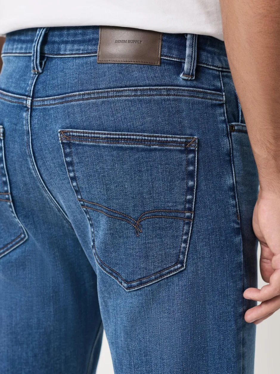 Jeans*Next Blauwe denim - ThermoGen - Straight fit - Motionflex jeans