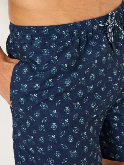 Badkleding|Fat Face - FatFace - Zwemshort Blauwe geo