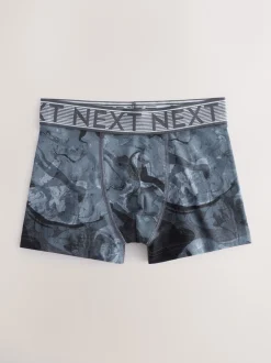 Ondergoed*Next - Verpakking van 5 boxers (2-16jr) Blauwe marmerprint