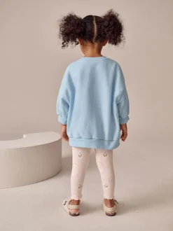 Truien En Breisels|Sets En Combisets|Next - Set met sweatshirt en legging (3 mnd-7 jr) Blauwe strik met eend
