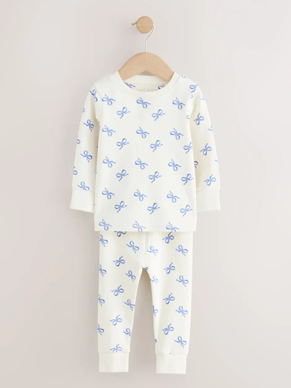 Nachtkleding En Pyjama's|Pyjama's*Next Blauwe strikken - Verpakking van 3 knusse pyjama's (9 mnd-12 jr)