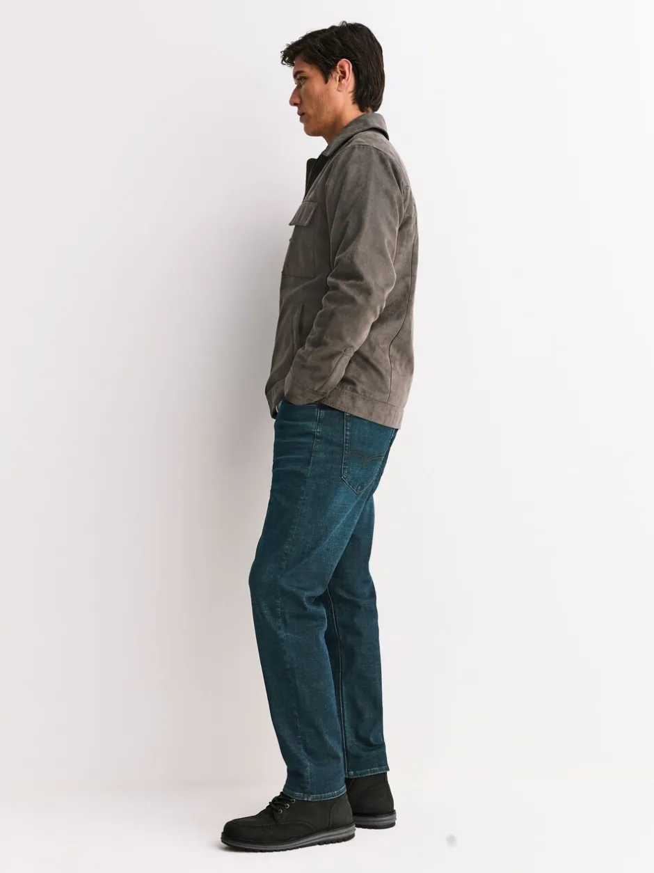 Jeans|Next Blauwe tint - Slim Fit - Motionflex jeans