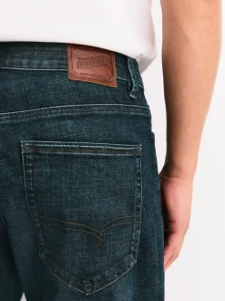 Jeans|Next Blauwe tint - Slim Fit - Motionflex jeans