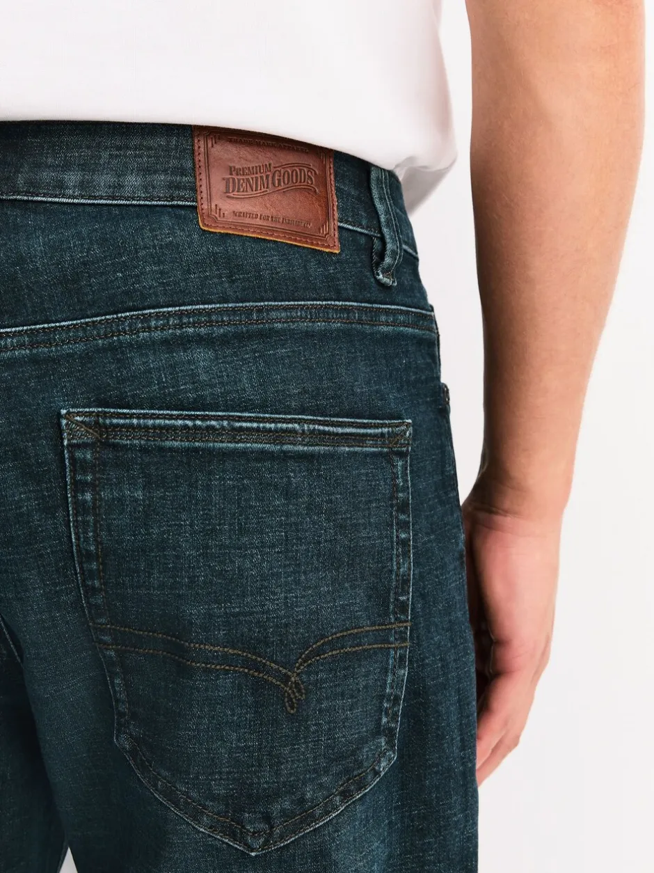 Jeans|Next Blauwe tint - Slim Fit - Motionflex jeans