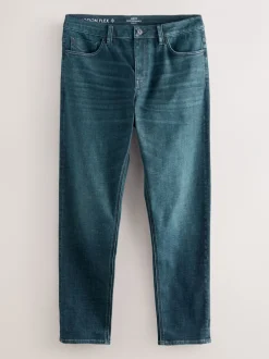 Jeans|Next Blauwe tint - Slim Fit - Motionflex jeans