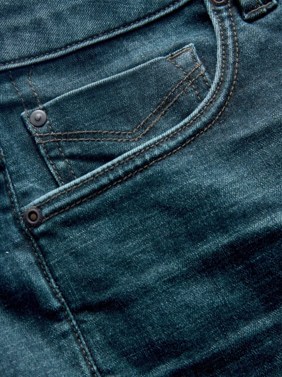 Jeans|Next Blauwe tint - Slim Fit - Motionflex jeans