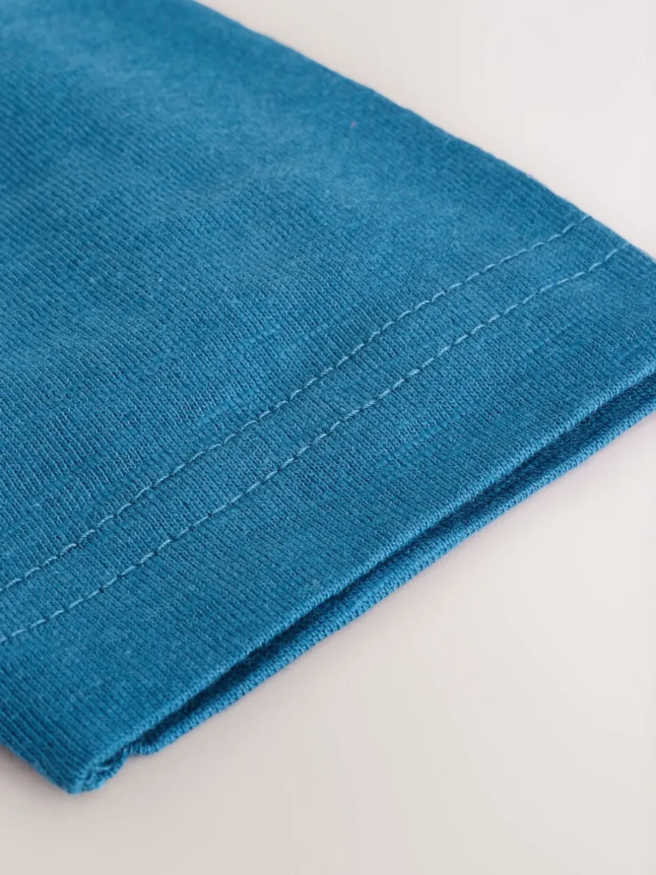 T-Shirts|Tops*Next Blauwe transportvoertuigen - T-shirt met applicatie en lange mouwen (3 mnd-7 jr)
