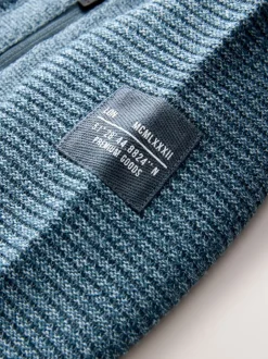 Truien En Breisels|Sweaters En Hoody´S*Next Blauwe twist - Utility gebreide hoodie (3-16jr)