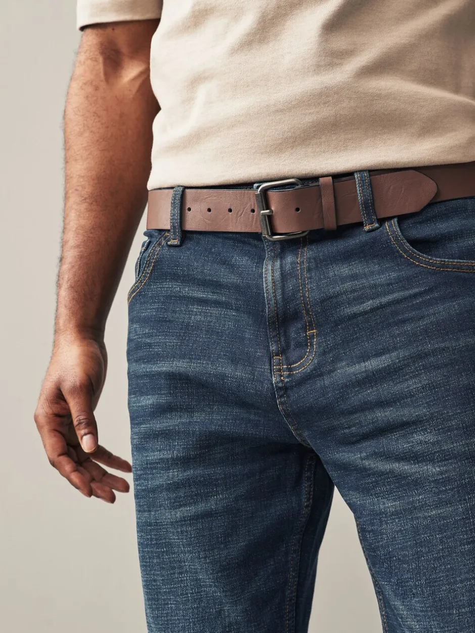 Jeans|Next - Bootcut - Authentic jeans met riem Blauwe wassing