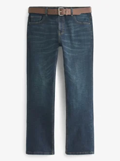 Jeans|Next - Bootcut - Authentic jeans met riem Blauwe wassing