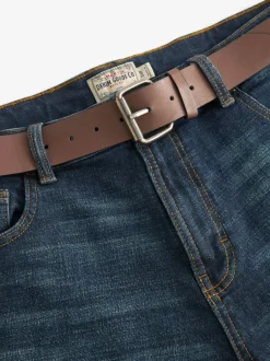 Jeans|Next - Bootcut - Authentic jeans met riem Blauwe wassing