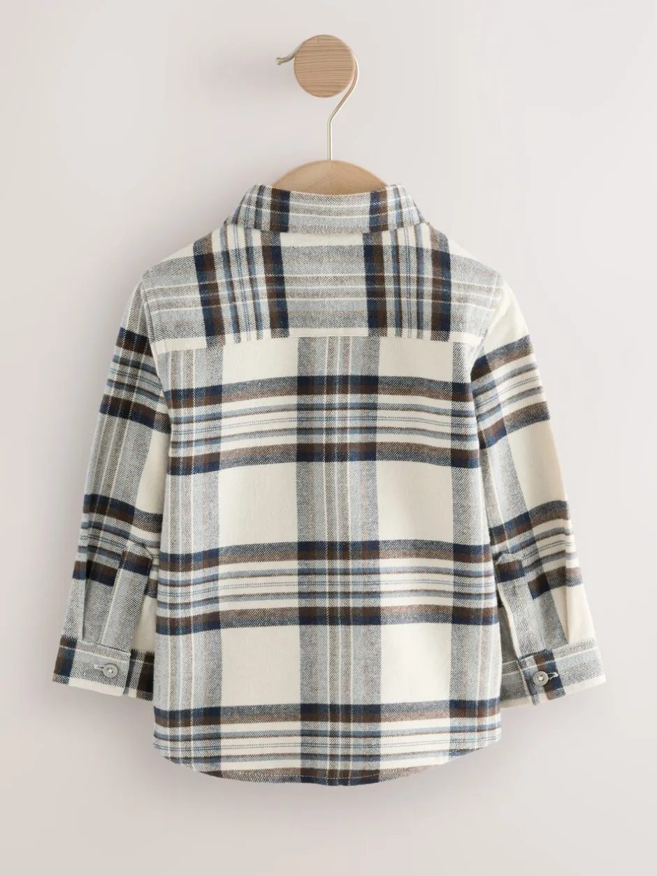 Jassen, Jacks En Kinderwagenpakjes|Jassen En Jacks*Next - Shirt met Character lange mouwen (3mnd-7jr) Blauw/ecru