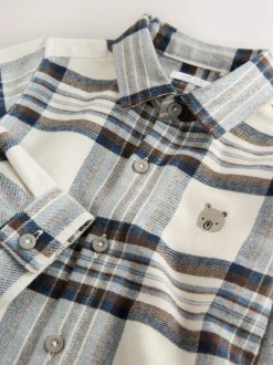 Jassen, Jacks En Kinderwagenpakjes|Jassen En Jacks*Next - Shirt met Character lange mouwen (3mnd-7jr) Blauw/ecru