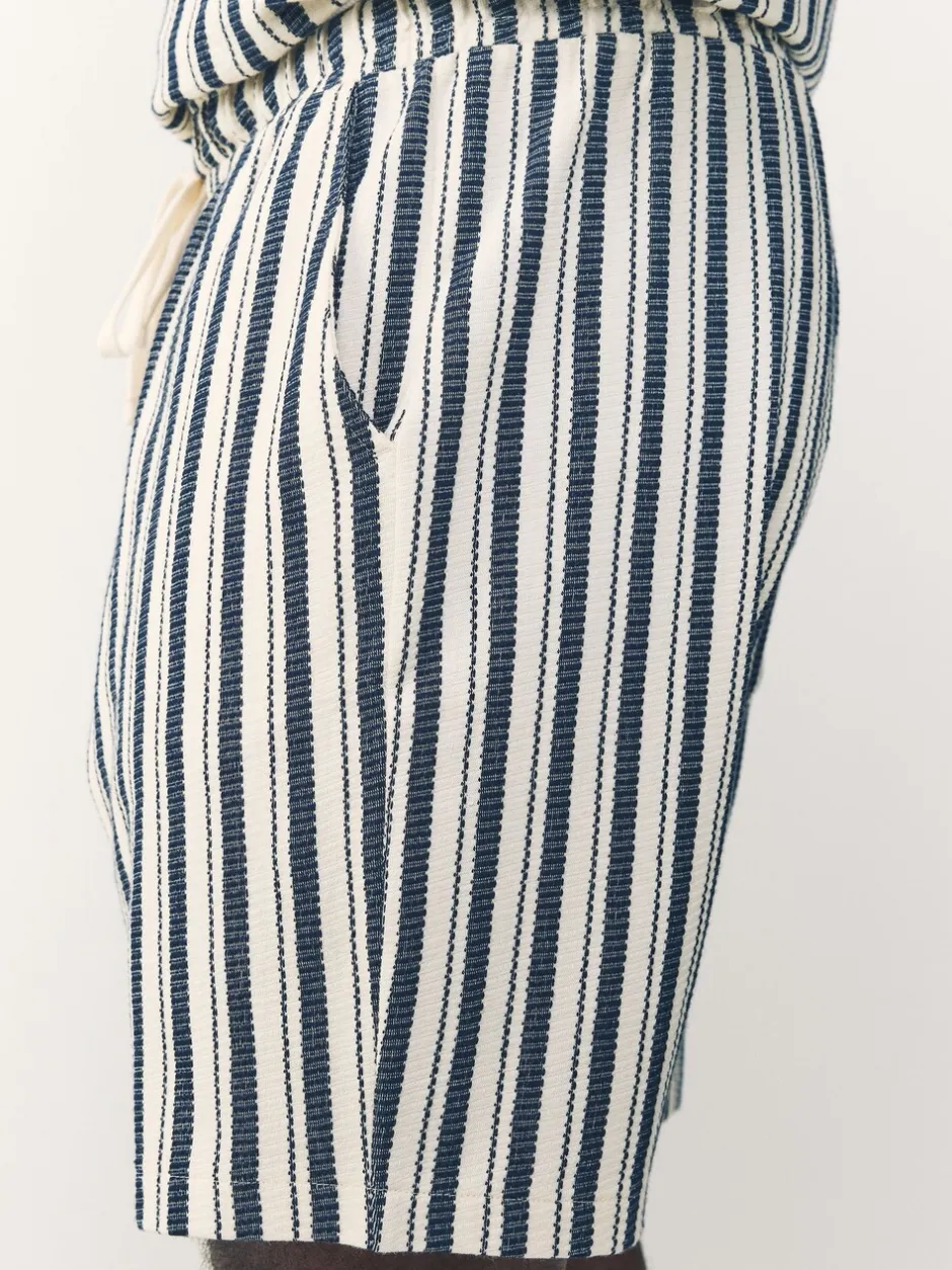 Shorts*Next Blauw/ecru - Shorts met verticale strepen