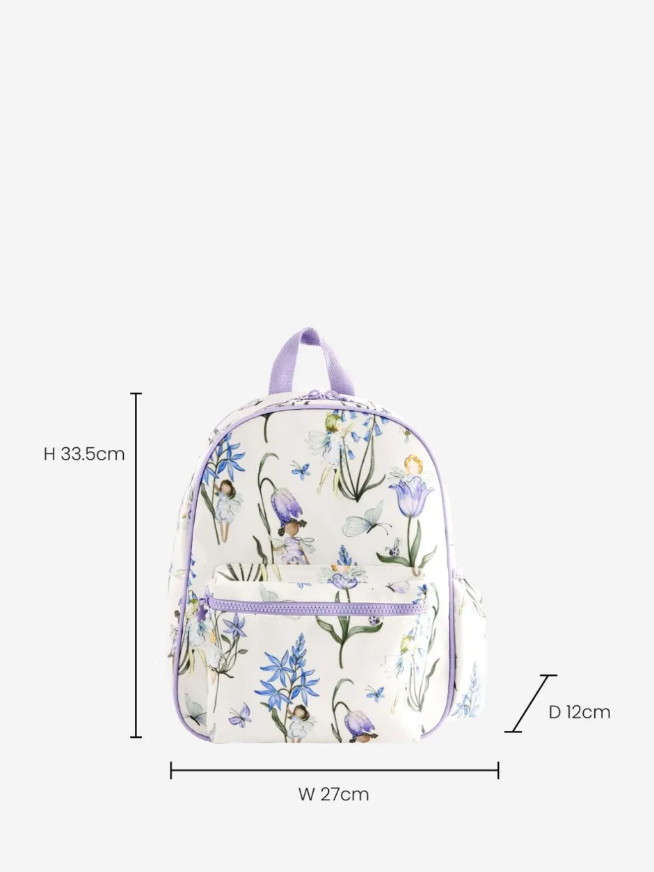 Tassen*Next - Rugzak Blauw/ecru blauwe klokjesfee