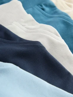 Jeans En Joggingbroeken|Joggingbroeken|Next Blauw/Ecru/Marineblauw - Verpakking van 5 joggingbroeken (3mnd-7jr)