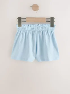 Shorts|Shorts En Rokken|Next Blauw/geel - Set van 4 shorts (3 mnd-7 jr)