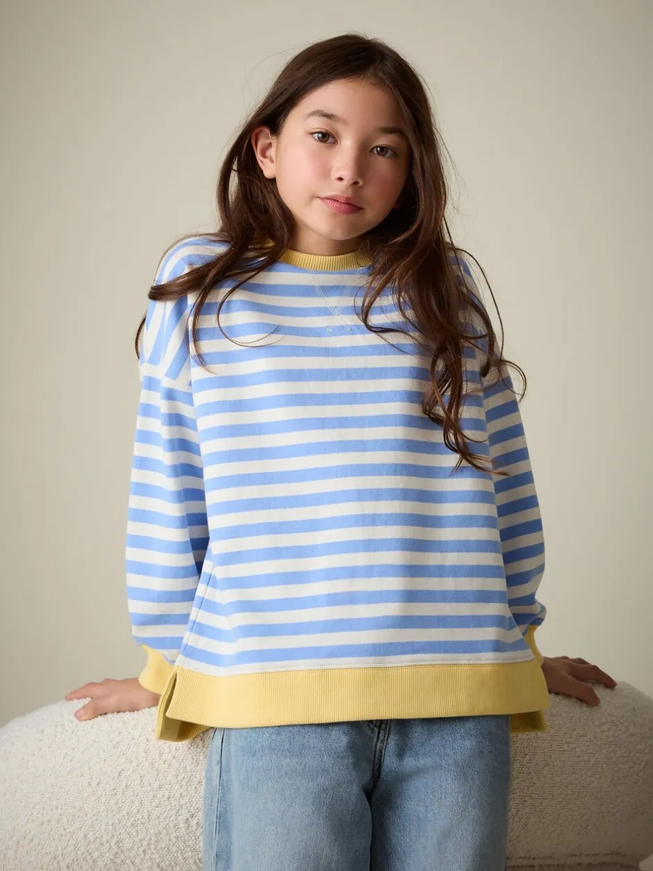 Sweaters En Hoody´S|Next - Sweatshirt (3 - 16 jr) Blauw/geel