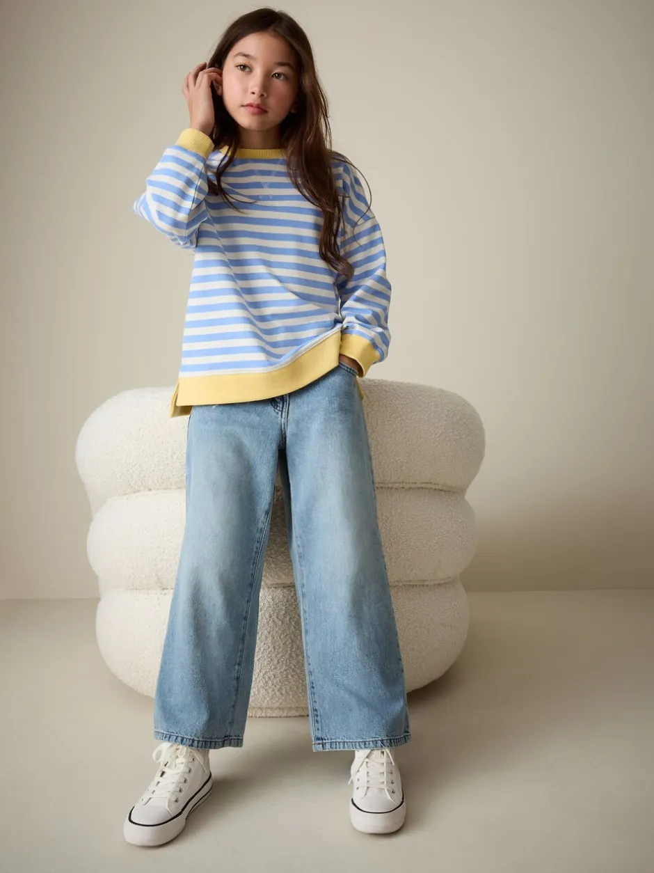 Sweaters En Hoody´S|Next - Sweatshirt (3 - 16 jr) Blauw/geel