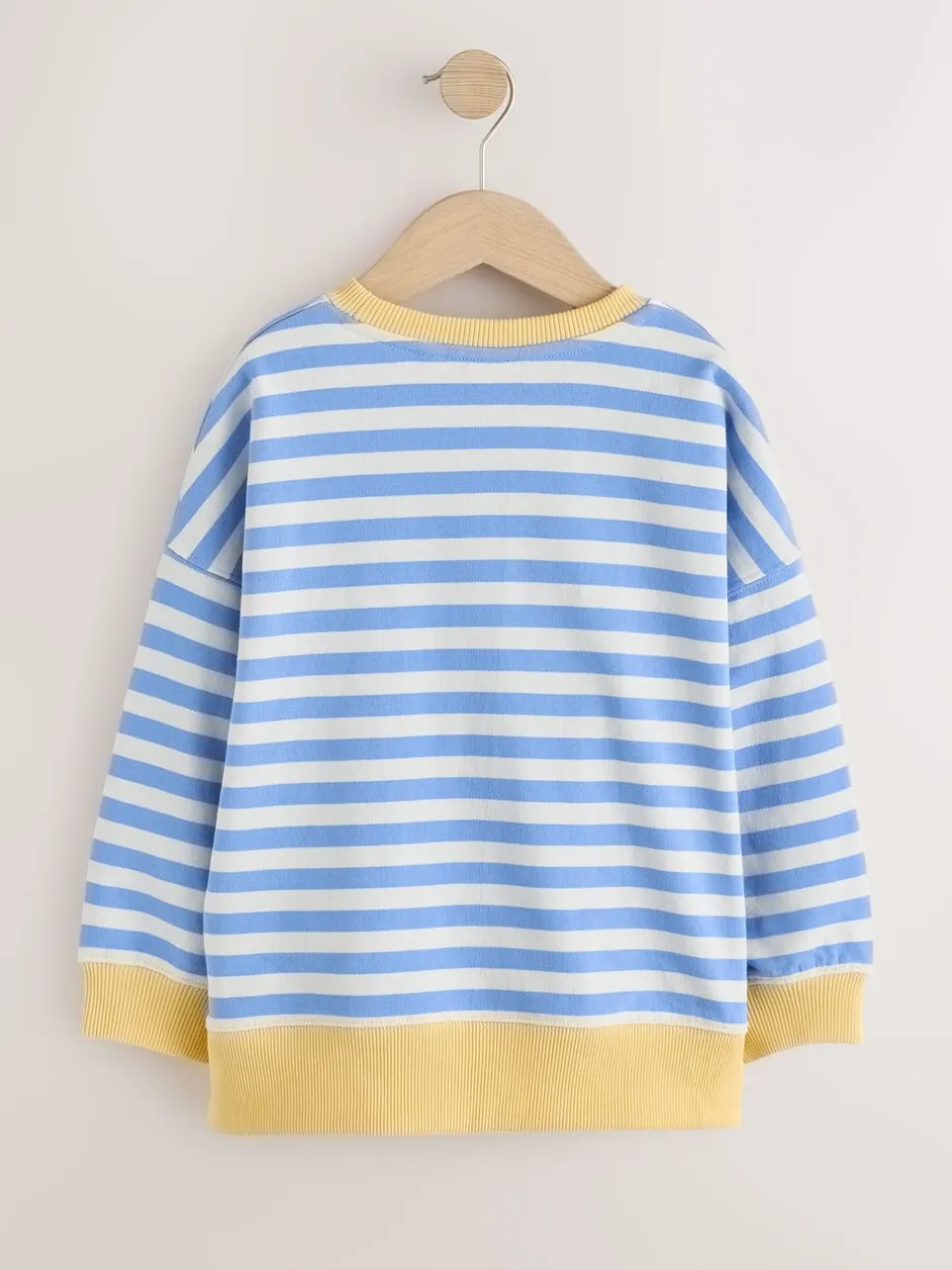 Sweaters En Hoody´S|Next - Sweatshirt (3 - 16 jr) Blauw/geel