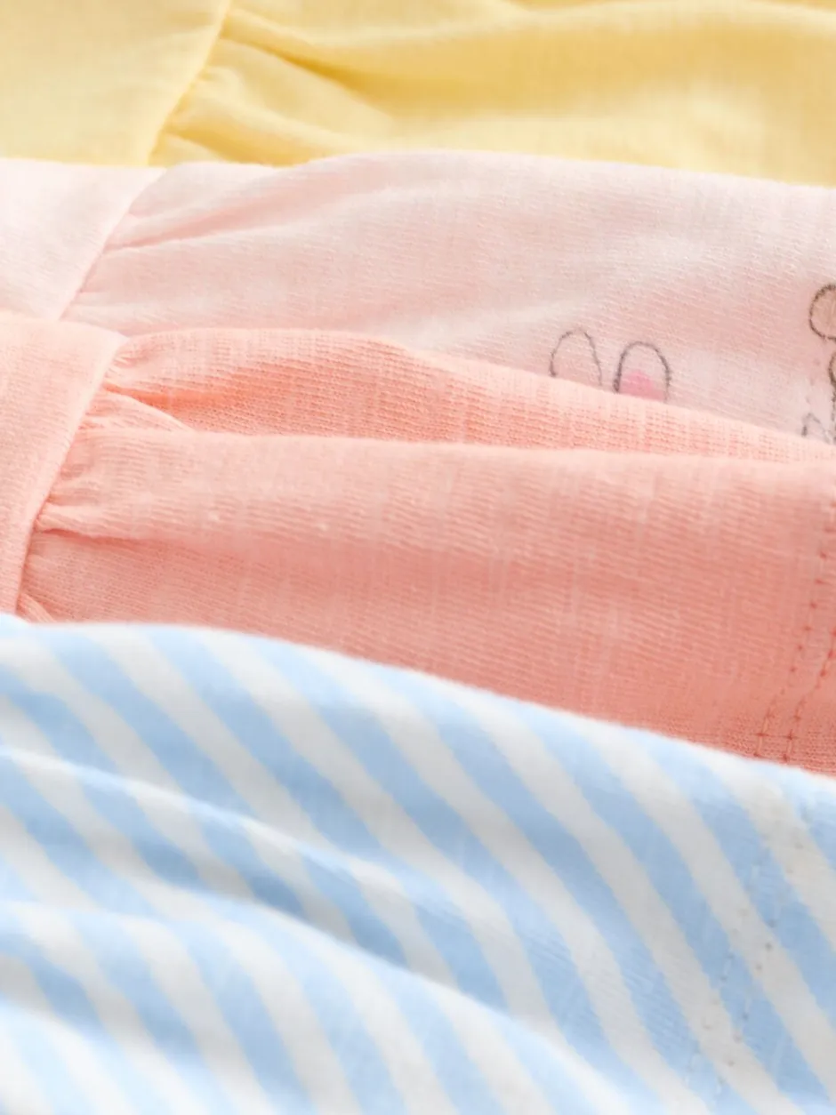 Tops|T-Shirts|Next Blauw/geel - T-Shirts 4 Pack (3mths-7yrs)