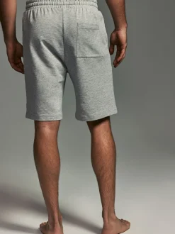 Loungewear|Shorts|Next - Loopback Soft Touch 2 Pack Jogger Shorts Blauw/grijs