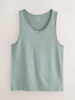 Ondergoed|Ondergoed*Next - Set van 5 100% katoenen hemden met laagjes Blauw/grijs