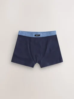 Ondergoed|Next - Set van 10 boxershorts met zachte tailleband (2-16 jr) Blauw/grijs