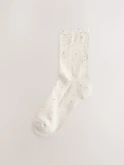 Sokken En Panty's*Next - Set van 4 paar sokken met kussenzool Blauw/grijs