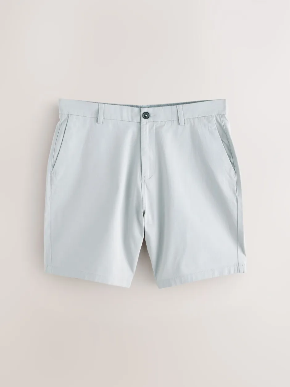 Shorts*Next - Straight fit - Set van 2 chinoshorts met stretch Blauw/grijs