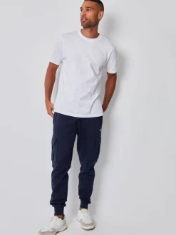 Joggingbroeken*Threadbare - joggingbroek in cargostijl 2 stuks Blauw/grijs