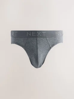 Ondergoed|Ondergoed*Next - Verpakking van 5 - Katoenrijke slips Blauw/grijs