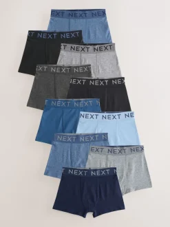 Multipacks|Ondergoed*Next Blauw/grijs - Verpakking van 10 trunks (1,5-16jr)