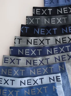 Multipacks|Ondergoed*Next Blauw/grijs - Verpakking van 10 trunks (1,5-16jr)