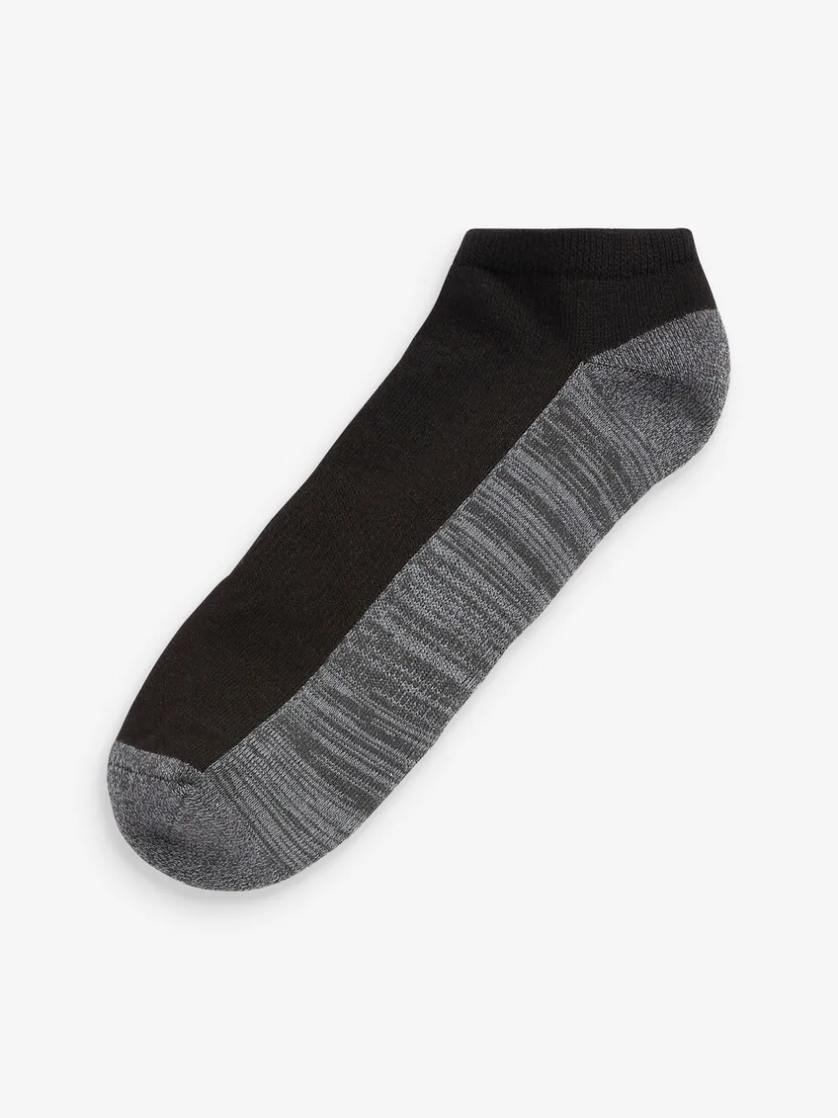 Sokken|Sokken|Next - Verpakking van 5 - Verzachte sneakersokken Blauw/grijs