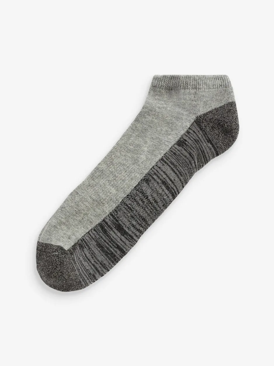 Sokken|Sokken|Next - Verpakking van 5 - Verzachte sneakersokken Blauw/grijs
